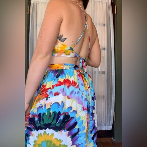 Hers & Mine multi colored dress - Picture 3 of 4